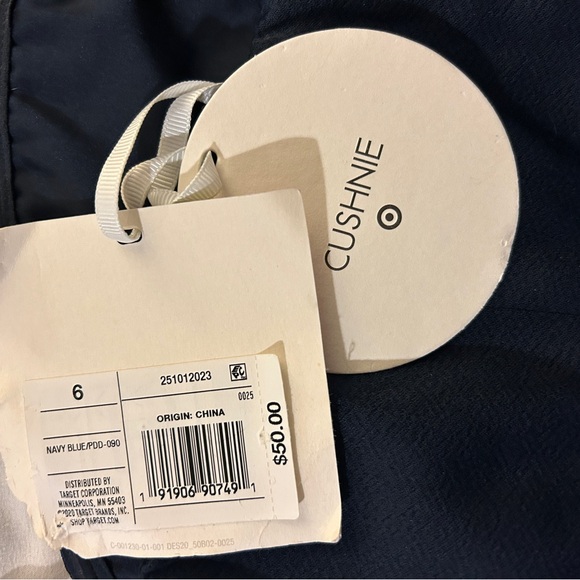 Elegant Navy Blue Dress - Target Cushnie